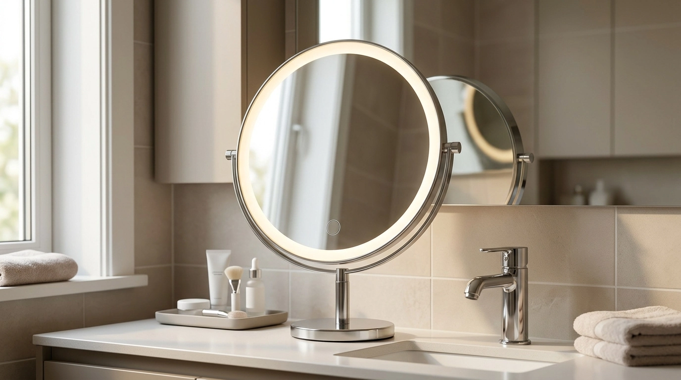 18-Inch Smart Touch Lighted Vanity Mirror Guide